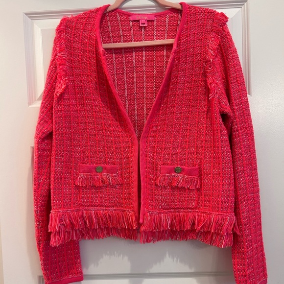 Lilly Pulitzer Sweaters - Lilly Pulitzer Vibrant Pink Cardigan